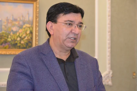Viktor Yuşenko, Leonid Kojara və Rövşən Tağıyev Kiyevdə Dağlıq Qarabağdan və Donbasdan danışıblar