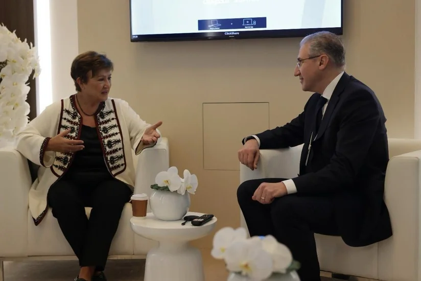 Muxtar Babayev Beynəlxalq Valyuta Fondunun icraçı direktoru ilə COP29-u müzakirə edib