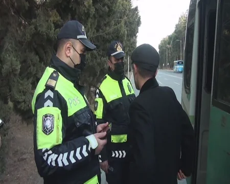 Mingəçevirdə ictimai nəqliyyatda karantin qaydalarına əməl etməyənlər cərimələnib