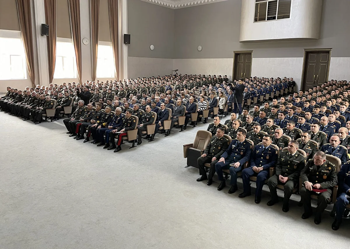 Heydər Əliyev adına Hərbi İnstitutun 105 illiyi qeyd olunub