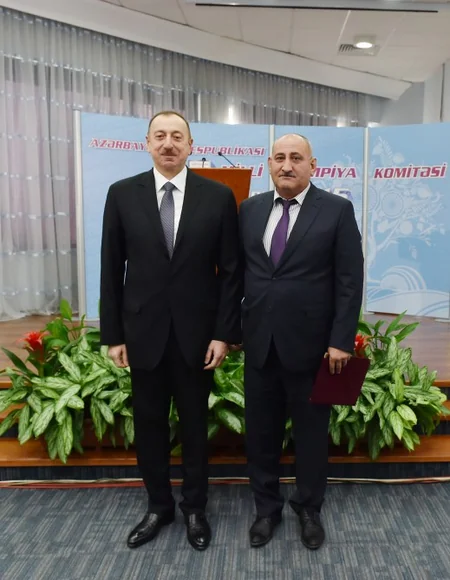 ​Prezident İlham Əliyev 2015-ci ilin idman yekunlarına həsr olunan mərasimdə iştirak edib