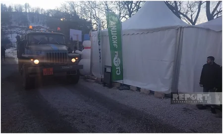 Bu gün Xankəndi-Laçın yolunda sülhməramlıların 36 avtomobili maneəsiz keçib - VİDEO - YENİLƏNİB-10