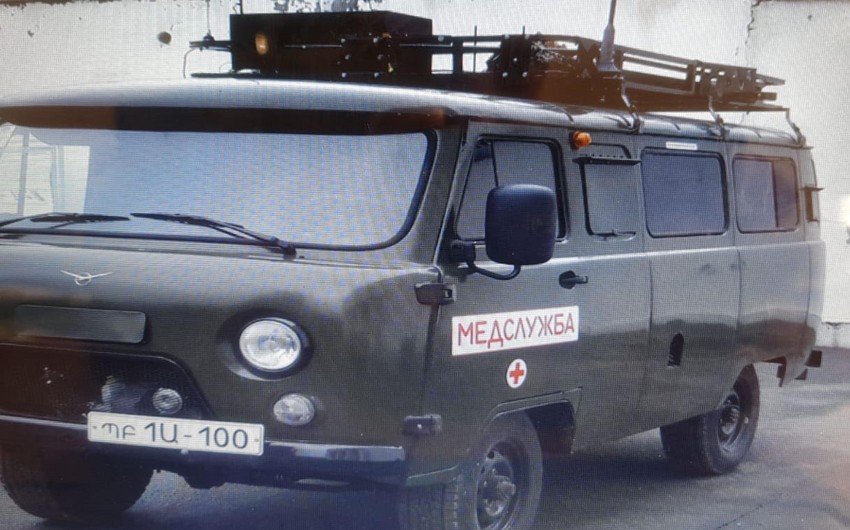 Armenians turn ambulances into command and control vehicles
