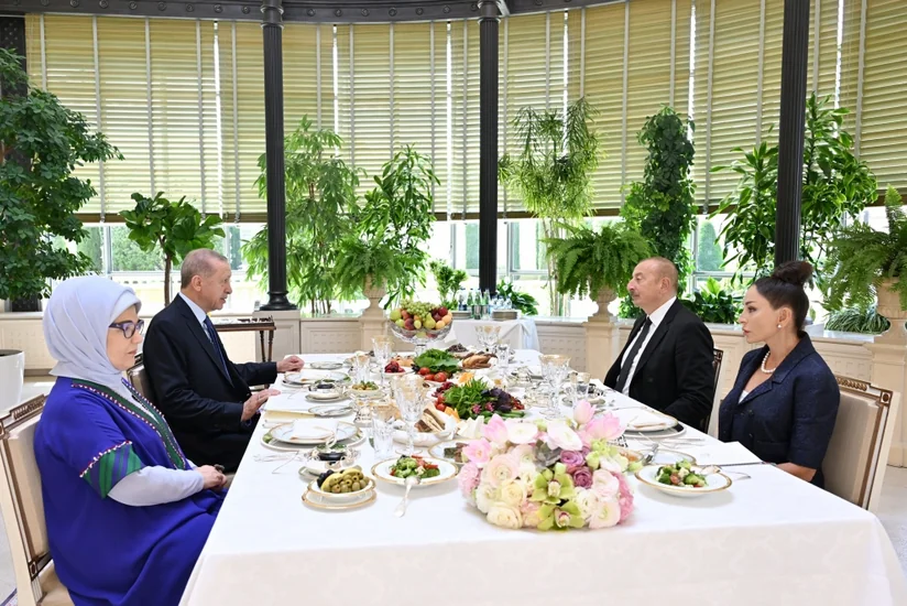 Presidents of Azerbaijan and Türkiye have joint working dinner