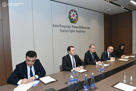 Ceyhun Bayramov Braziliya Federal Senatının nümayəndə heyəti ilə görüşüb