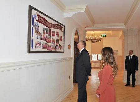 Azərbaycan Prezidenti Bakı Oksford məktəbinin yeni binasının açılışında iştirak edib