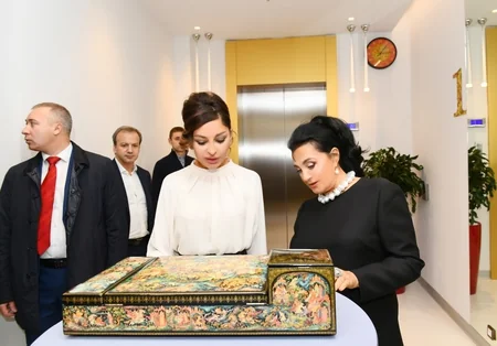 First Vice-President Mehriban Aliyeva visited Gymnastics Center in Luzhniki Olympic Complex