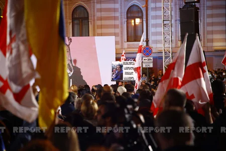 В Тбилиси завершился митинг сторонников Саакашвили
