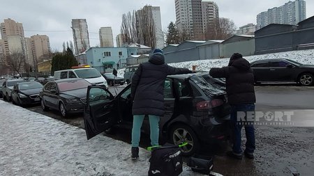 Kiyevə kütləvi raket zərbələri - FOTOREPORTAJ