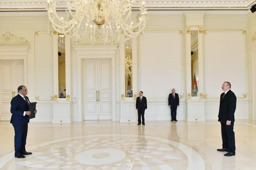 President Ilham Aliyev receives credentials of Egyptian ambassador - UPDATED