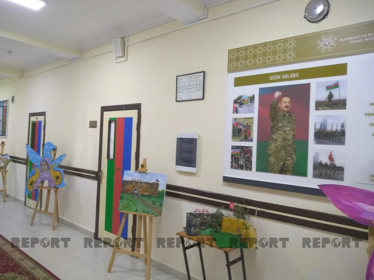 Bakıda məktəbdə Zəfər Dəhlizi yaradılıb