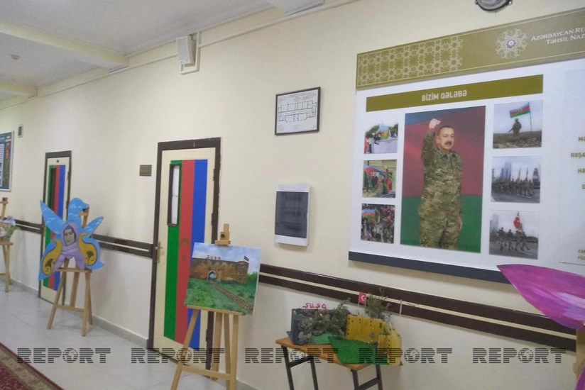 Bakıda məktəbdə Zəfər Dəhlizi yaradılıb