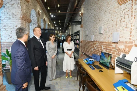 Heydər Əliyev Fondunun təşəbbüsü ilə yaradılan Bakı Kitab Mərkəzinin açılışı olub