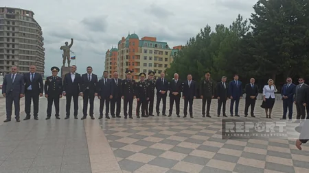 Ermənilərin mina terrorunda həlak olan polis serjantı Sumqayıt Şəhidlər xiyabanında dəfn edilib - YENİLƏNİB