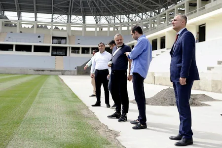 PFL rəhbərliyi Sumqayıtın stadionuna baş çəkib