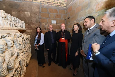 Mehriban Aliyeva attends inauguration of St.Sebastian catacombs in Vatican
