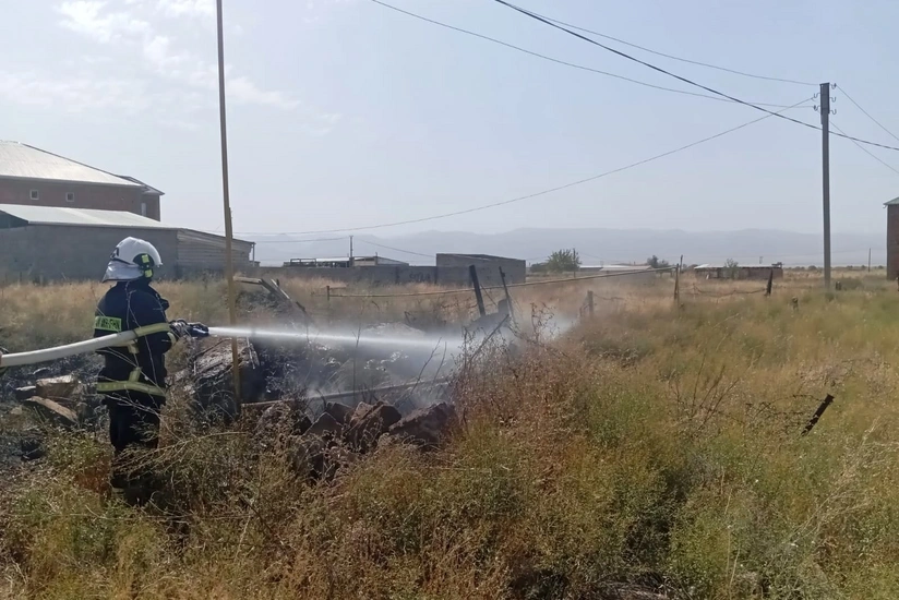 Naxçıvanda yanğınlar olub