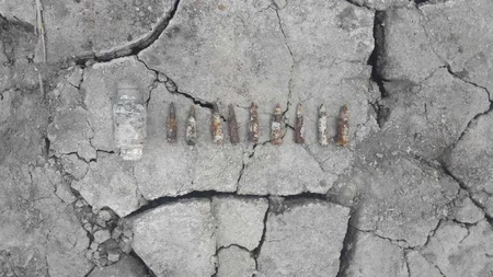 Biləsuvarda 10 ədəd müxtəlif növ partlamamış hərbi sursat aşkar olunub