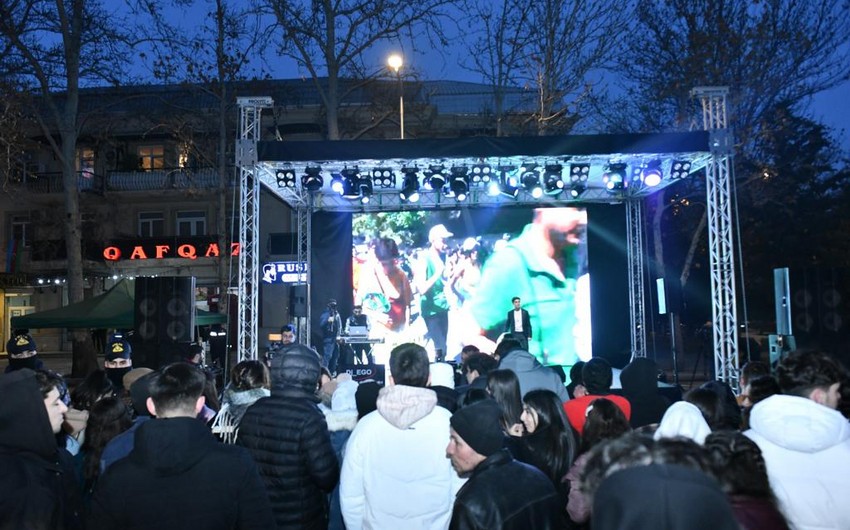 Gənclər Paytaxtında konsert proqramı təşkil edilib