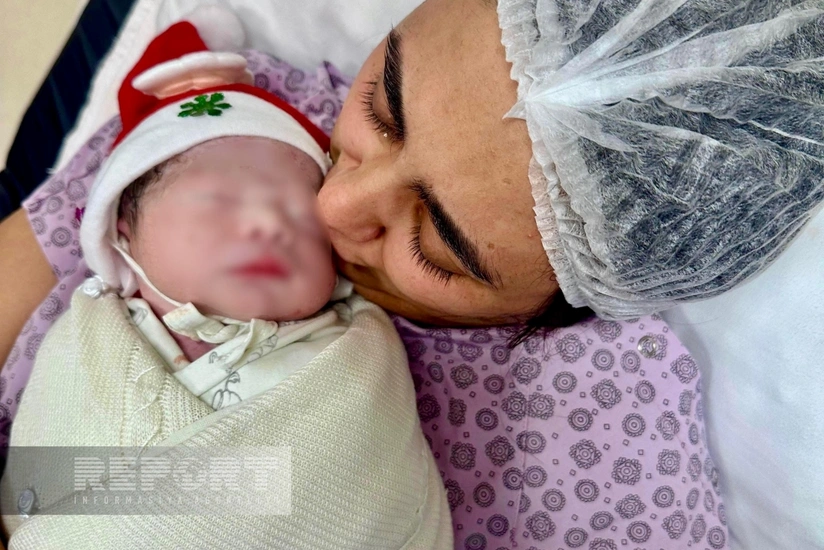 Azərbaycanda 2025-ci ilin ilk körpəsi dünyaya gəlib