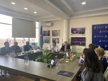 Latviya Baş nazirinin müavini Nizami Gəncəvi Beynəlxalq Mərkəzində olub