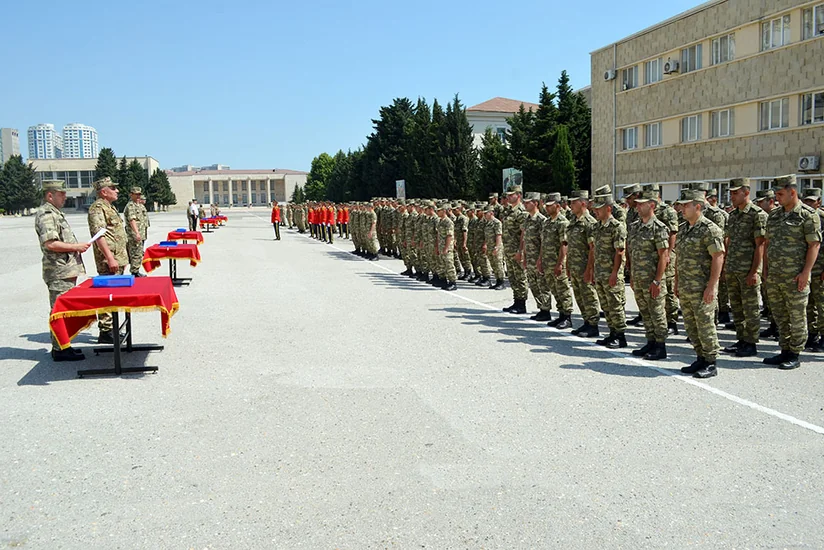 Zabit ixtisas kursunun buraxılış mərasimi keçirilib