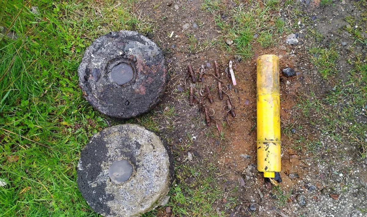 Lənkəranda mina və əl qumbaralarının partladıcısı tapıldı