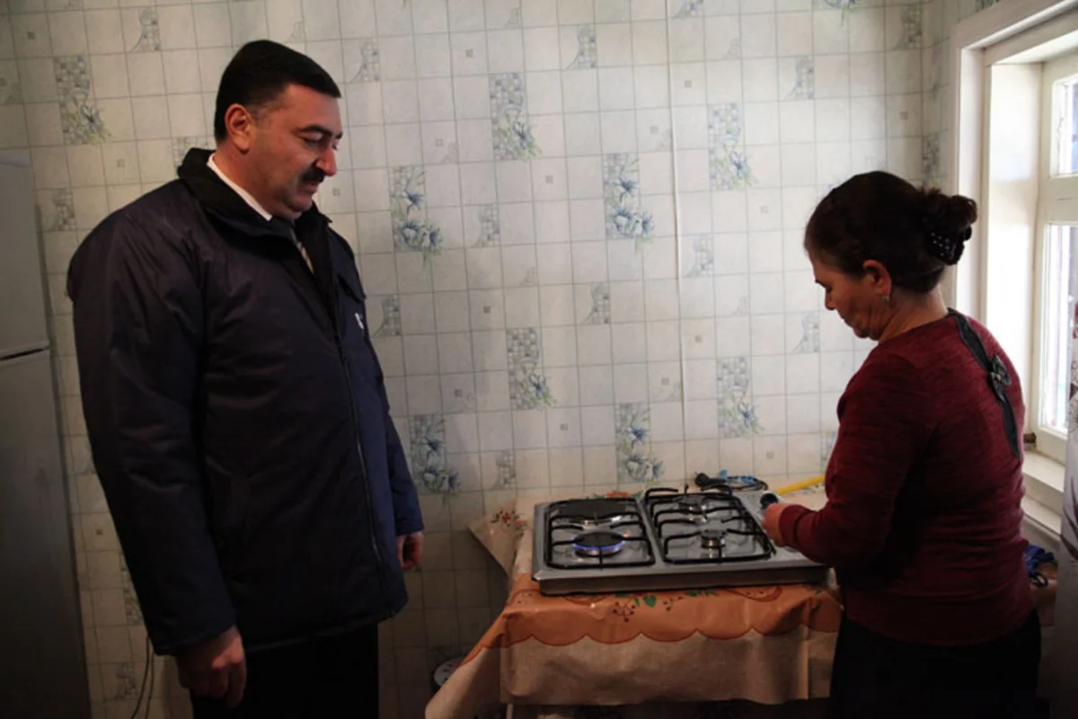 Azərbaycanın daha 10 kəndinə qaz verilib