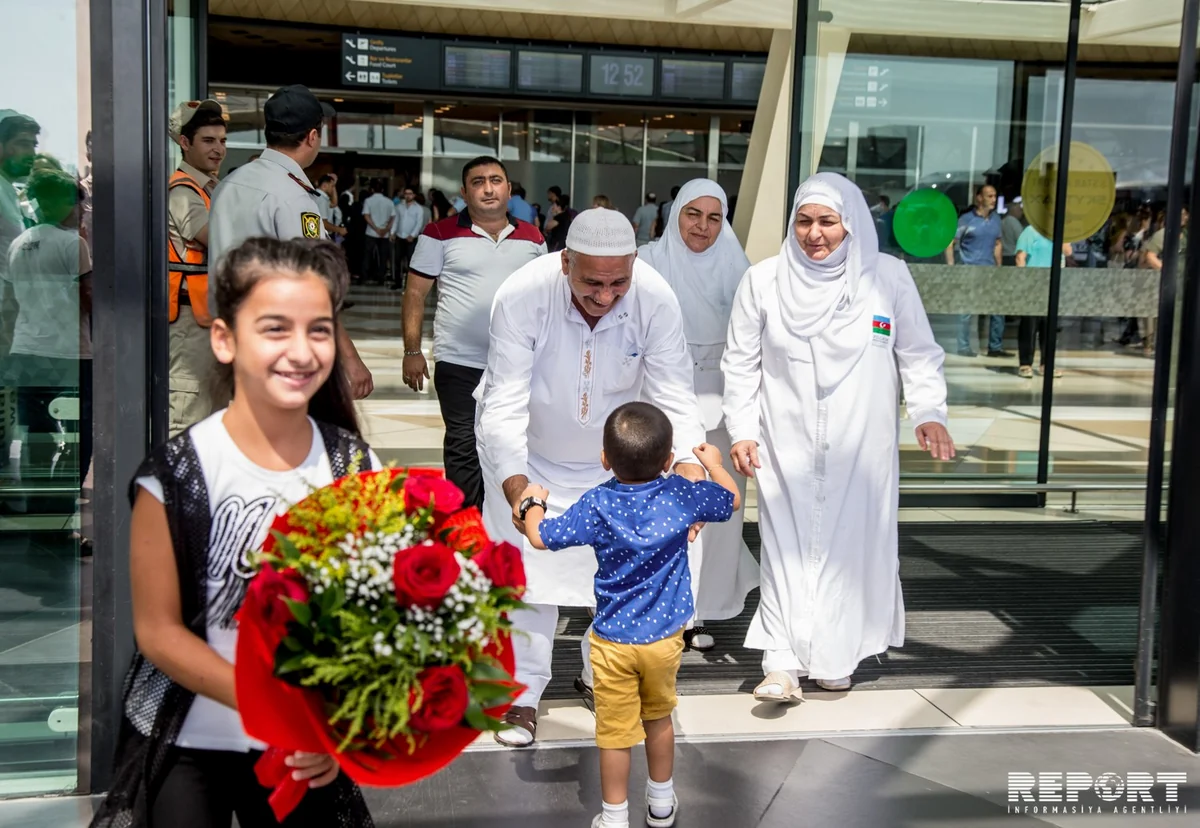 Hacılar Bakıda belə qarşılandı - VİDEO