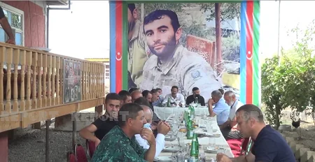 Biləsuvarda Vətən müharibəsi şəhidinin doğum günü qeyd edilib 