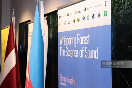 В Баку при поддержке посольства Латвии прошла выставка  Шепчущий лес - Наука звука