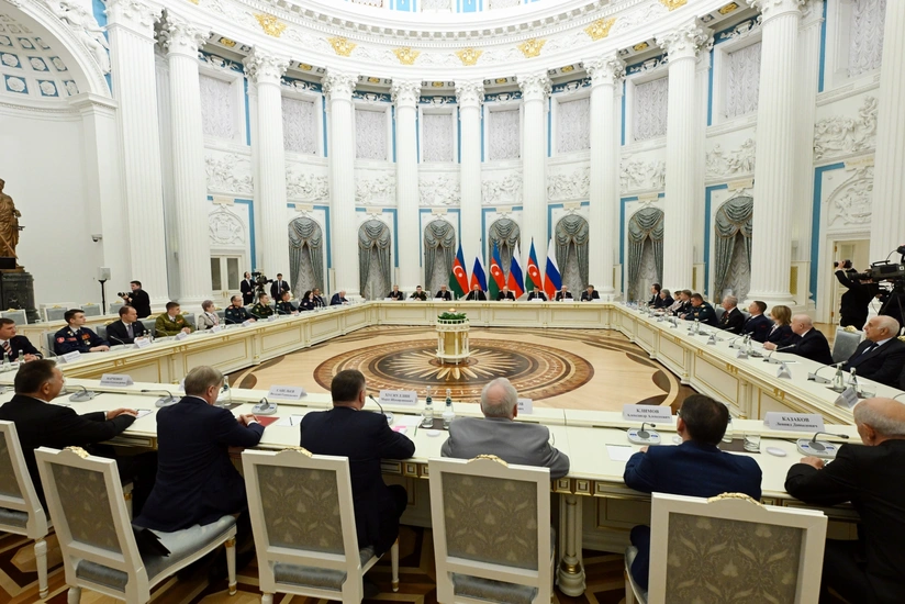 Joint meeting held between Azerbaijani, Russian Presidents with railway veterans and workers over 50th anniversary of Baikal-Amur Mainline