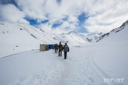 Alpinistlərin itkin düşdüyü dağlardan - FOTOREPORTAJ