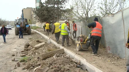 ​Bakıda daha bir yol təmir edilir