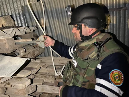 В Баку обнаружен танковый снаряд