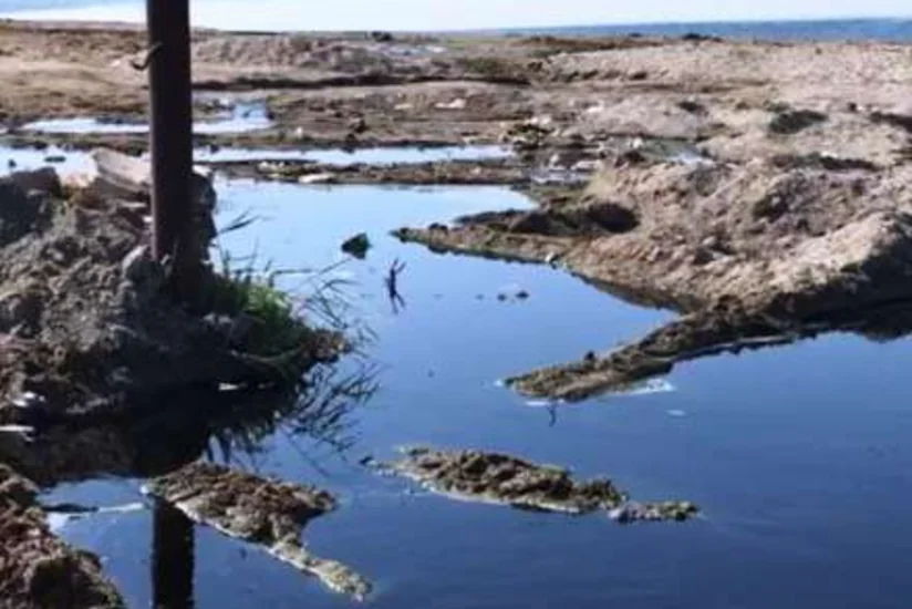 ​Министерство: В поселке Говсан сточные воды стекают непосредственно в Каспийское море