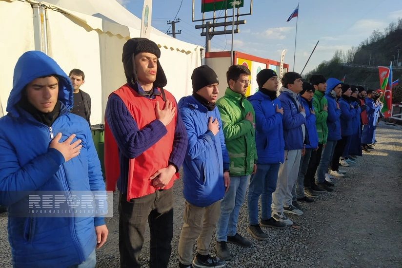 Xankəndi-Laçın yolunda aksiya 131 gündür yüksək əhvali-ruhiyyə ilə davam edir