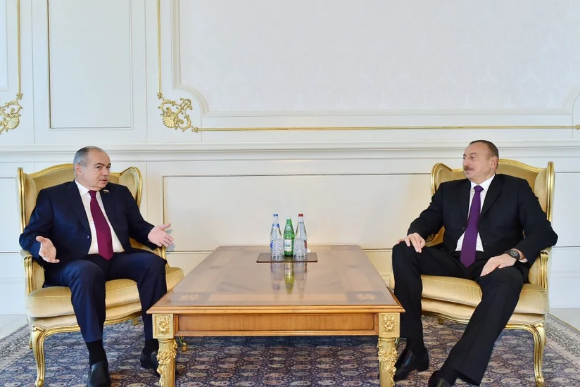 Prezident Rusiya Federal Məclisinin Federasiya Şurasının sədr müavinini qəbul edib - ƏLAVƏ OLUNUB