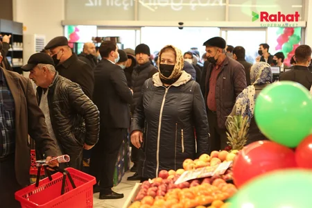 Masallı şəhərində “Rahat” marketin yeni filialı açılıb