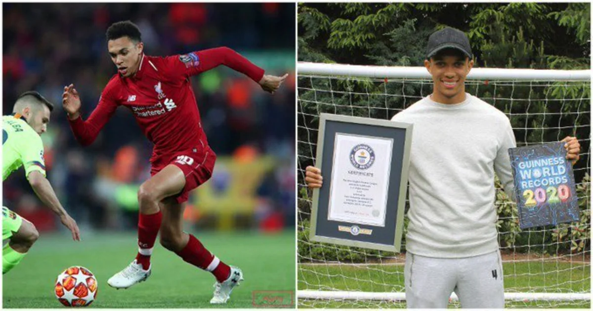 Liverpulun futbolçusu Ginnesin Rekordlar Kitabına düşüb