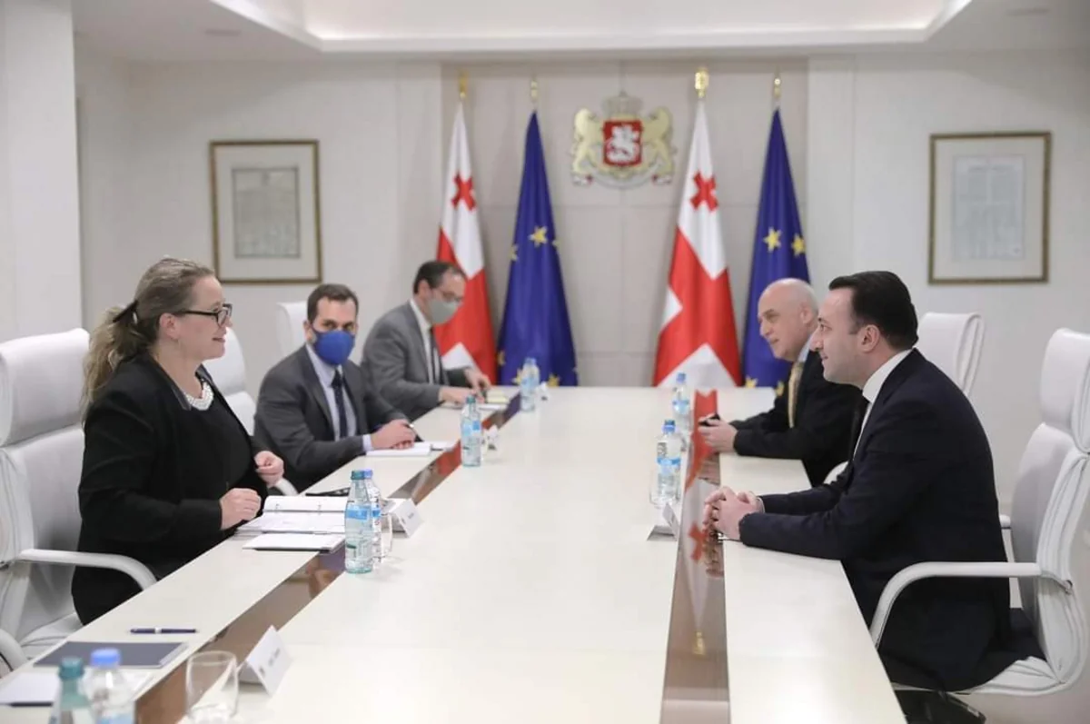 Gürcüstanın Baş naziri ABŞ rəsmisi ilə Cənubi Qafqazda təhlükəsizliyi müzakirə edib
