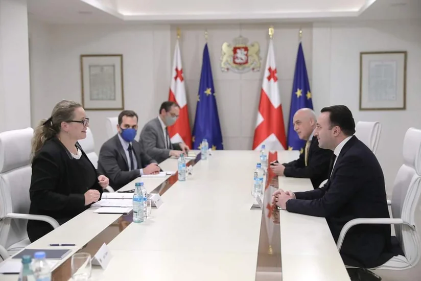 Премьер-министр Грузии обсудил вопросы безопасности на Южном Кавказе с официальным лицом США