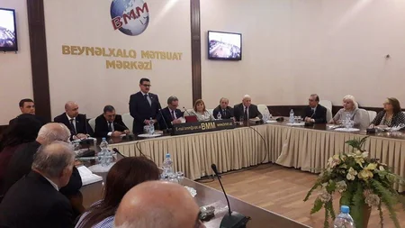 ​Jurnalist Şəmsiyyə Kərimovanın 60 illik yubileyi münasibətilə toplantı keçirilib