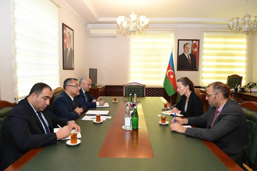Rövşən Rzayev İsveçrənin Azərbaycandakı yeni səfiri ilə görüşüb