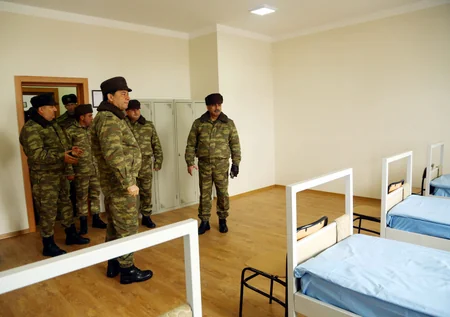 Состоялось открытие нового военного городка в прифронтовой зоне