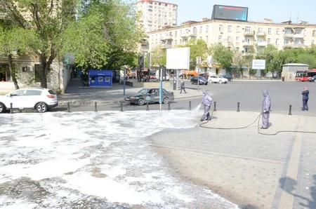 Bakıda 400-dən artıq küçə və prospekt dezinfeksiya edildi