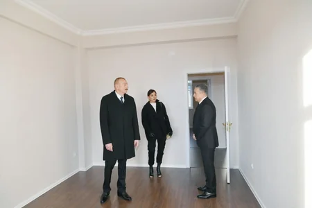 Prezident İlham Əliyev və birinci xanım Mehriban Əliyeva MİDA-nın Yasamal yaşayış kompleksinin açılışında iştirak ediblər - YENİLƏNİB