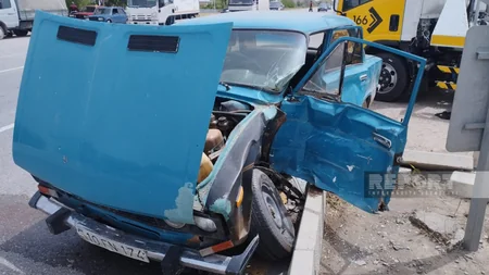 Kürdəmirdə zəncirvari yol qəzası olub, xəsarət alanlar var - YENİLƏNİB
