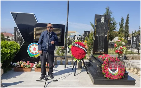 Şəkidə Aprel döyüşləri şəhidinin xatirəsi anılıb