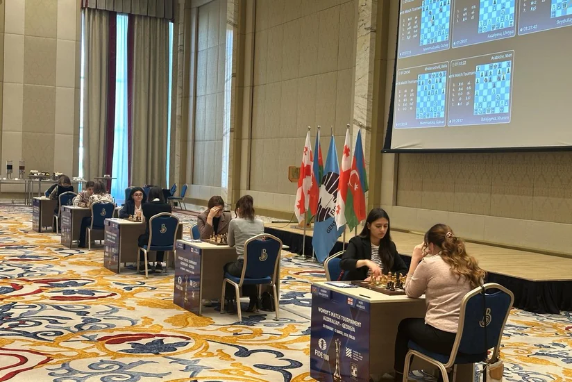 Azərbaycan şahmat millisi Gürcüstanla heç-heçə edib